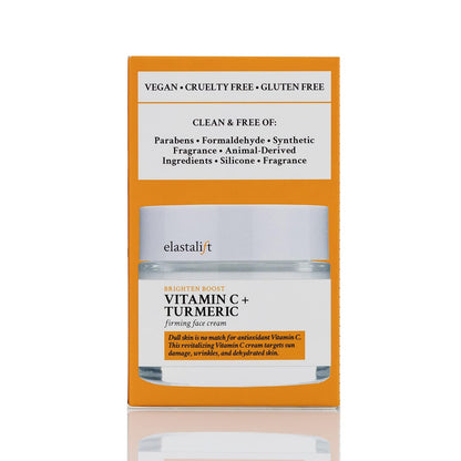 Elastalift Vitamin C Firming Face Cream Moisturizer Skin Care Facial Lotion, Potent Vitamin C Gel Cream For Face Targets Dry Skin, Age Spots, Wrinkles, Hyperpigmentation, & Sun Damaged Skin, 2 Fl Oz