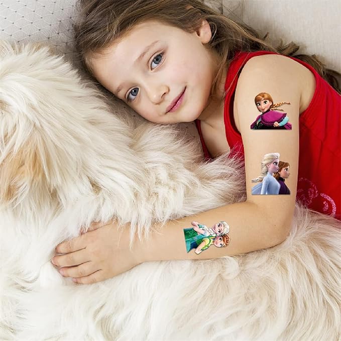 40pcs temporary frozen tattoos for