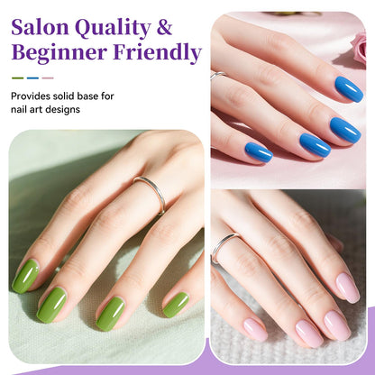 16.5ml Base Coat Nail Polish, Quick Dry Large Volume Base Coat, Color Lock Strengthen Nails for Women Salon DIY Nail Art