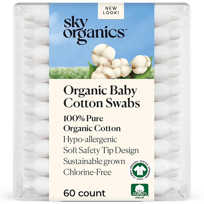 Sky organics organic baby cotton