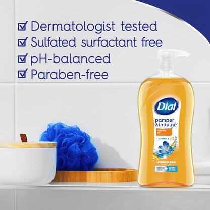 Dial Body Wash, Pamper & Indulge Marula Oil, 32 fl oz
