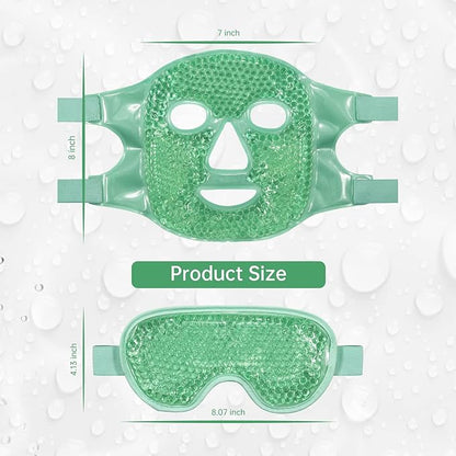 Cooling ice face eye mask