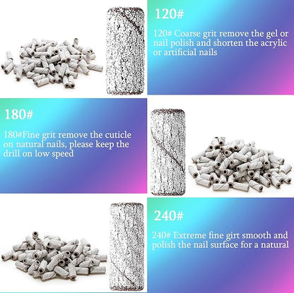 100pcs Nail Drill Bits Small