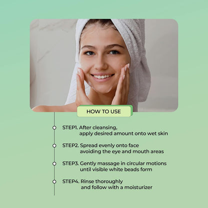 YADAH Green Tea Pure Peeling Gel, 3.4 Fl Oz - pH Balanced Exfoliating Gel with Natural Cellulose for Smooth, Resurface and Even Skin for Moisture Balance