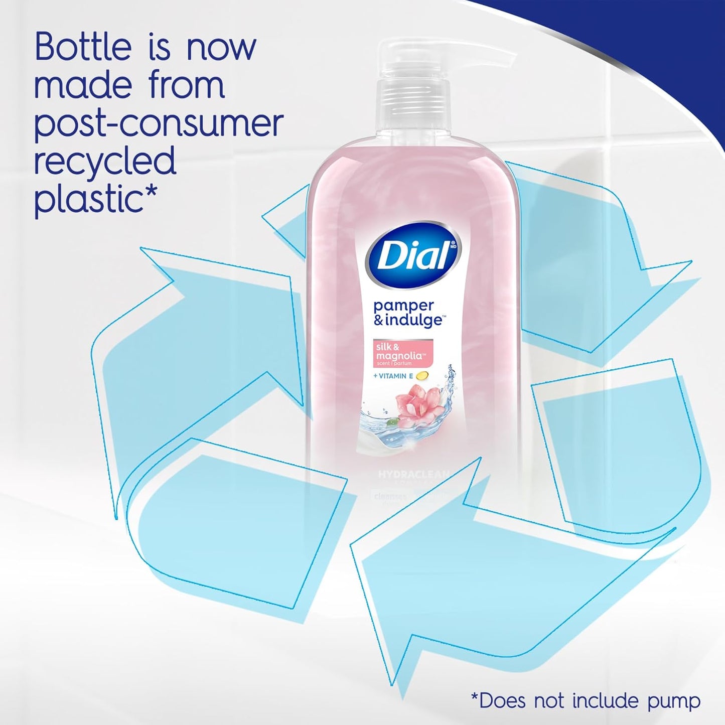 Dial Body Wash, Silk & Magnolia, 23 fl oz (Pack of 3)