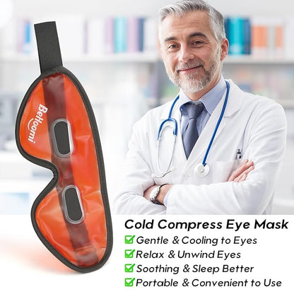 Cooling eye mask, gel eye