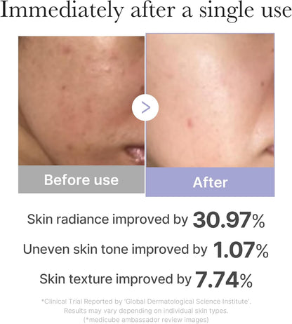 medicube Plump and Radiant Pink Duo: Mini Booster Pro Pink and Collagen Jelly Cream, 3.71 fl.oz. (110ml)