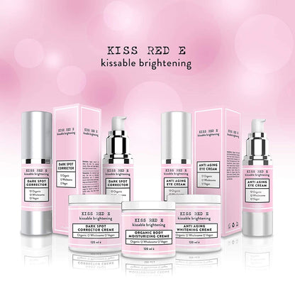 KissRedE Anti-Aging Eye Cream for Dark Circles, Puffiness, Fine Lines, and Wrinkles - Fragrance-Free, 1 Fl Oz