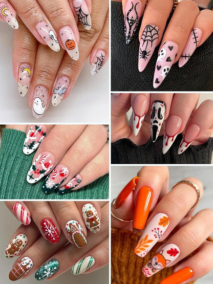 EBANKU 12 Color Nail Polish Pens Set 3D 0.5MM Nail Art Pen Quick-Drying Acrylic Paint Nail Art Point Dotting Liner Nail Pen for Beginner and professional Nail Art DIY Home & Salon