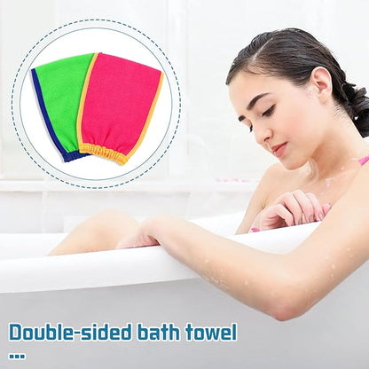 6 pcs exfoliating washcloth, korean