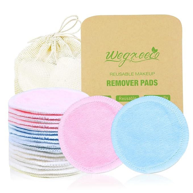 Wegreeco cotton rounds reusable -reusable