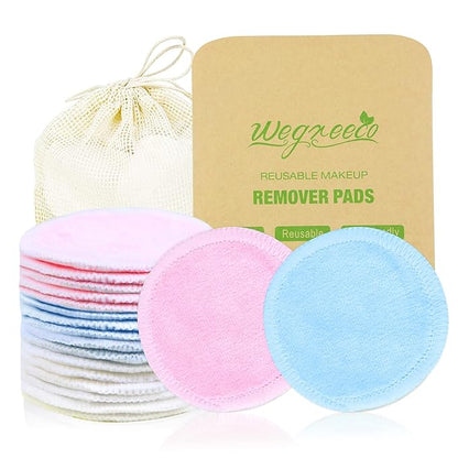 Wegreeco cotton rounds reusable -reusable