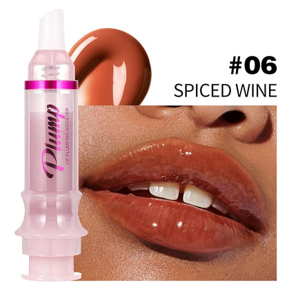 Erinde Natural Ginger Lip Plumping Booster Oil, Ultra-Hydrating & Nourishing Plumper, Glossy Finish Fuller Lip Plumper Gloss for Women Girls, G06