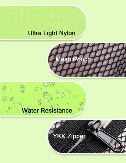 GOX Travel Toiletry Bag,Dopp Kit Case,Ultra-Light Cosmetics Bag Makeup Organizer(Green)