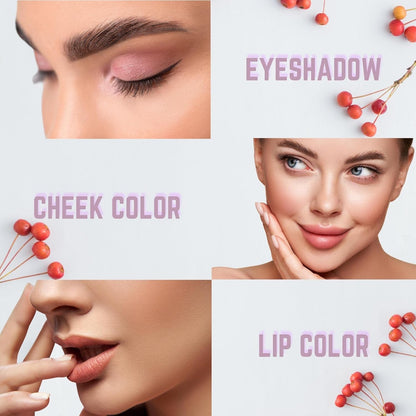 Mommy Makeup Any Wear Creme Eyeshadow - Waterproof, Crease-Proof, Long Lasting, High Pigment, Oil-free - Cream to Powder for Eyes, Cheeks & Lips (Misty Mocha)