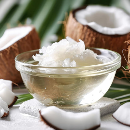 Banyan Botanicals Coconut Oil – Expeller Pressed Organic Coconut Oil – Massage Oil for Naturally Hydrated Skin and Hair – 30 oz – Refined, Non GMO, Sustainably Sourced