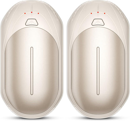 AI Hand Warmers Rechargeable 2 Pack, AI Smart Chips Electric Hand Warmers, 20Hrs Long Safe Heat, Portable Pocket Heater, Gifts for Christmas, Outdoor, Hunting, Golf, Camping Accessories