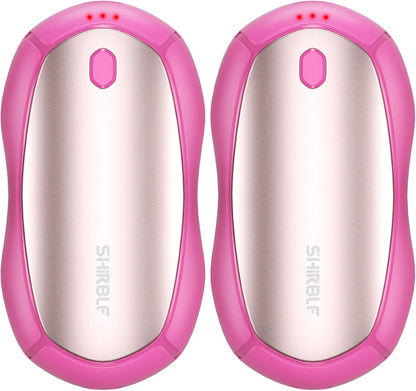 Hand Warmers Rechargeable, Electric Hand Warmers 2 Pack with Smart Chips Long Safe Heat, Portable Pocket Heater,Gifts for Christmas,Golf,Camping,Hunting, Stocking Stuffers