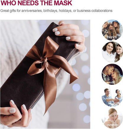 Rose Quartz Eye Mask Cooling Crystal Eye Mask for Headache Relief and Sinusitis Alleviation