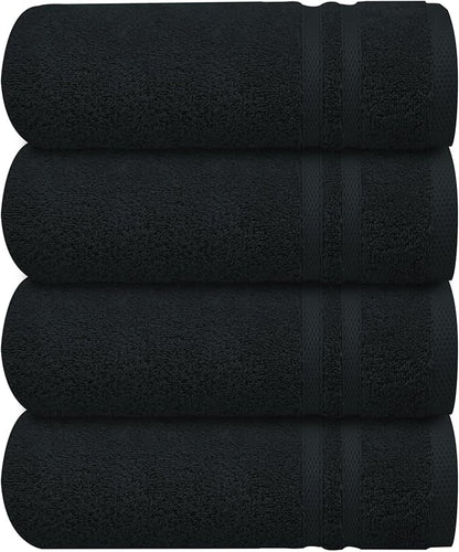 Infinitee xclusives black hand towels