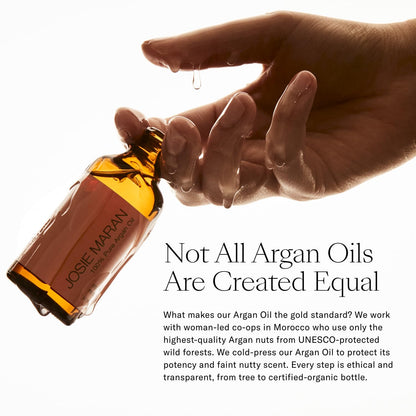 Josie Maran Moisture Miracle Workers Duo - 100% Pure Argan Oil & Hydrating Body Mist - Moisturizing Skincare Set with Nutrient-Rich Ingredients for All Skin Types - Vegan & Cruelty-Free (2 Piece Set)