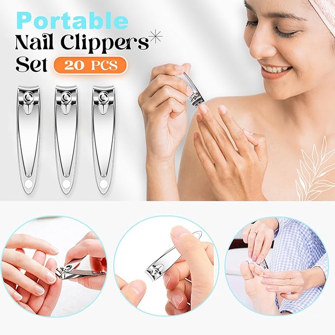 Nail clippers set 20 pack