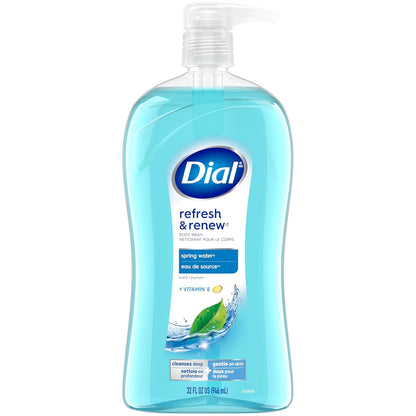 Dial Body Wash, Refresh & Renew Spring Water, 32 fl oz