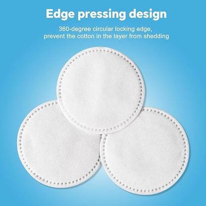 Cotton rounds for facial cleansing