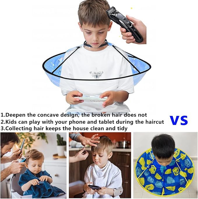 Kids Haircut Cape,Kids hair cutting