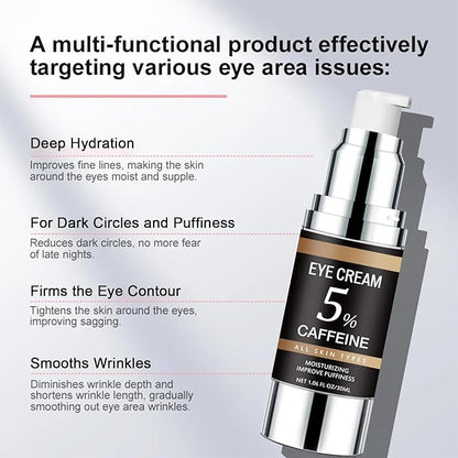 5% caffeine eye cream for