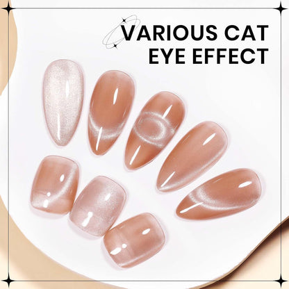 10ml Cat Eye Gel Nail Polish with Magnetic Nail Polish Gel for Home Manicure Nails DIY