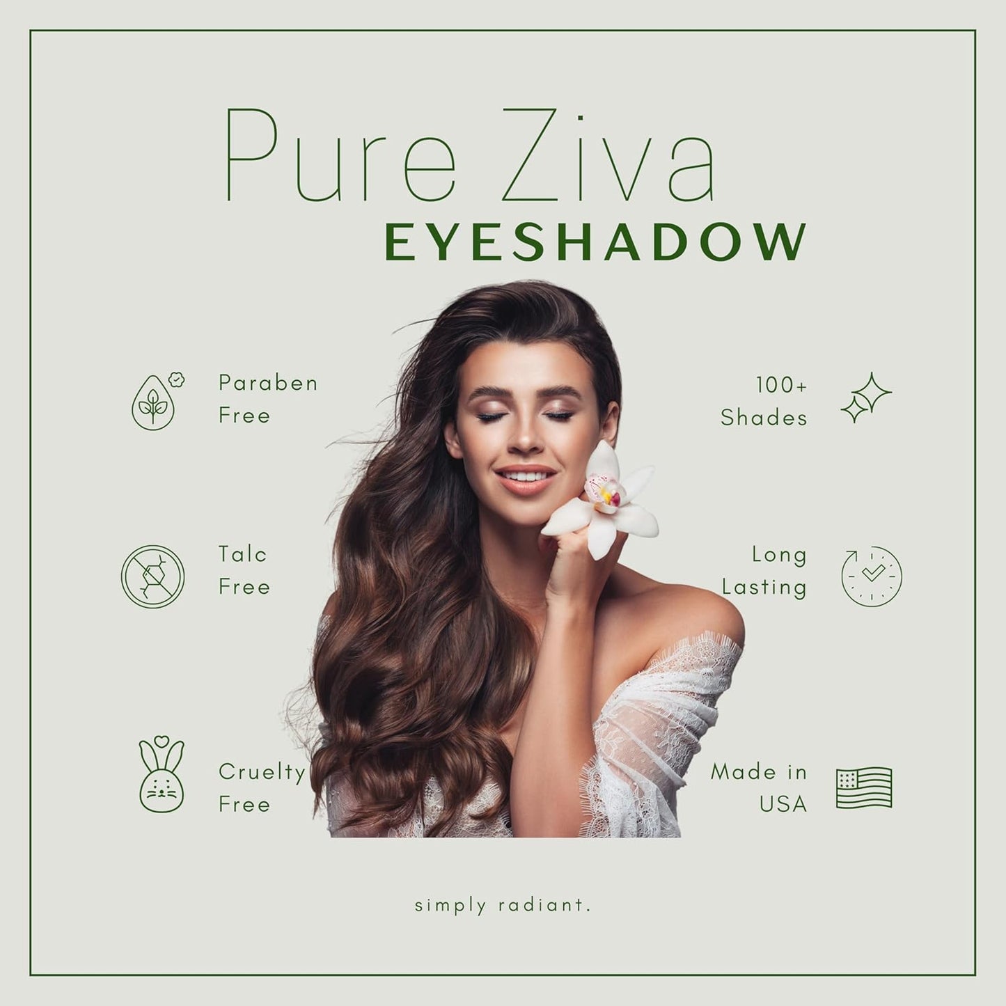 Prosecco White Wine Pale Gold Shimmering Metallic Pressed Powder Single Vegan Eyeshadow; Talc, Paraben & Cruelty Free