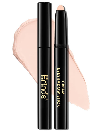 Erinde Waterproof Eyeshadow Stick, Cream Eye Shadow Stick, Long-Lasting, Crease-Proof, Cream to Powder Buildable & Blendable Eye Shadow Pencils Crayon, Vegan & Cruelty-Free, 11 Nude Beige