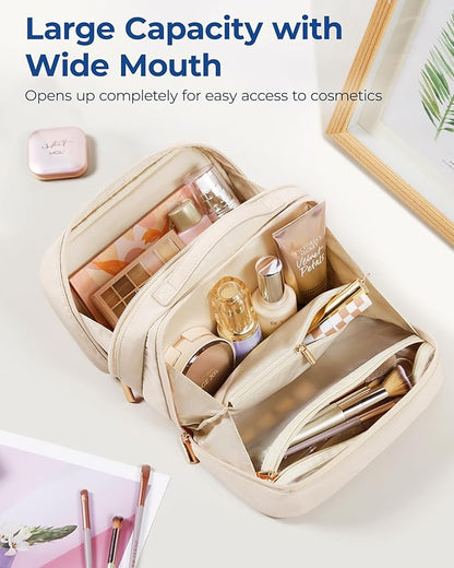 Bagsmart travel makeup bag large