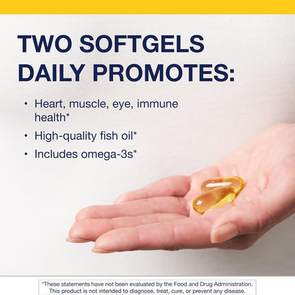 Metagenics OmegaGenics Fish Oil EPA-DHA 720 mg - Omega-3 Fish Oil Supplement - High Potency - for Heart Health, Musculoskeletal Health & Immune System Health* - with DHA & EPA - 120 Softgels