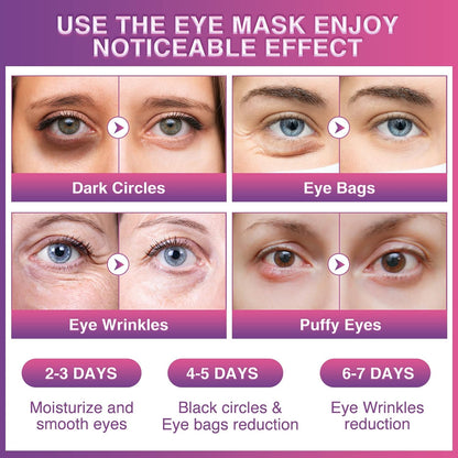 Eye Gels Pads 32 Pairs，Under Eye Patches Helps Reduce Puffy Eyes，Wrinkles and Dark Circles，Eye Mask with Collagen Protein，Pearl Extract and Hyaluronic Acid，Beauty & Personal Care