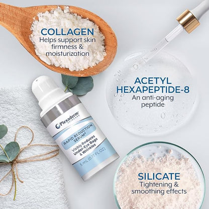 Plexaderm rapid reduction eye serum