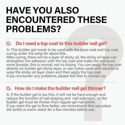 AILLSA Builder Gel Natural Nude 7 In 1 Hard Gel Polish for Nail Thickening Light Color Strengthener Gel Polish Sheer Nude Skin Tone Extension U V Gel for Nail Art Base Coat Needed 0.51 Oz GB93