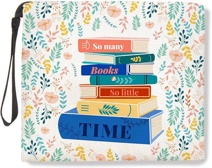 Book lovers gifts makeup bag