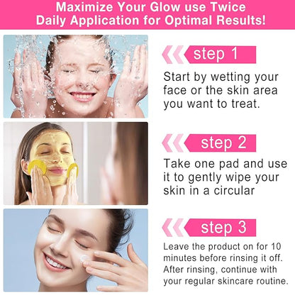 Turmeric kojic acid cleansing pads,