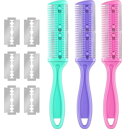 3 Pieces Hair Cutting Comb