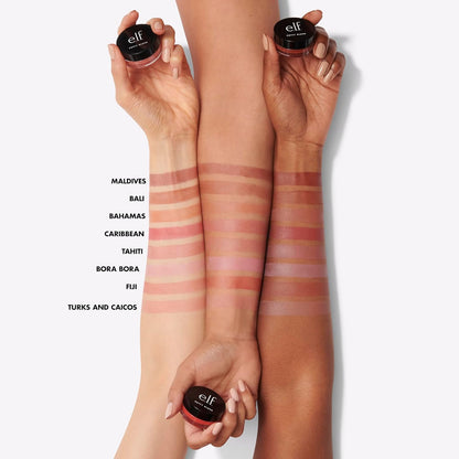 e.l.f. Putty Blush, Creamy & High-Pigment Formula For A Natural Glow, Delivers A Semi-Matte & Powder Finish, Vegan & Cruelty-Free, Bora Bora