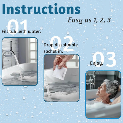 Methylene Blue Bath Soak | Age Defying Serum for Aging and Fragile Skin | Supplement for Defying The Signs of Aging Fragile Skin | USP Pharmaceutical Grade | 10 Dissolvable Sachets