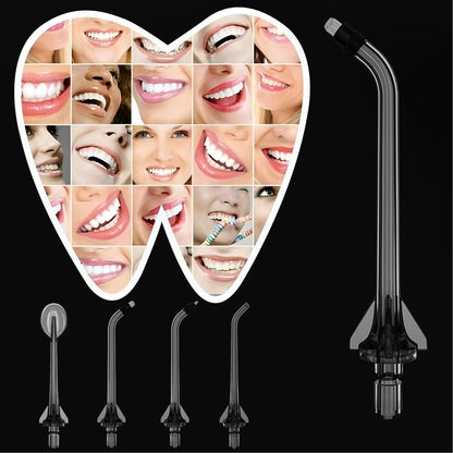 Replacement Tips for Nicwell Oralfree Water Flosser, Water Flosser Replacement Heads Oral Irrigator Jet Tip（ 4 Tips Combo）