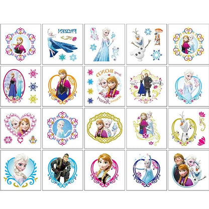 20 sheets frozen temporary tattoos