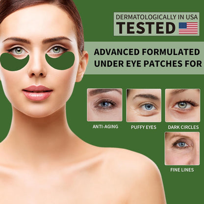 Under Eye Patches for Puffy Eyes 70PCS, Seaweed Eye Mask for Dark Circles and Puffiness, Under Eye Mask Patches Skincare, Eye Gel Pads, Eye Patches for Wrinkles, Puffy Eyes Bags Treatment Women Men