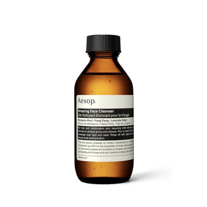 Aesop Amazing Face Cleanser | Non-Drying Daily Cleanser to Remove Grime and Oils | Cleanse and Refresh The Skin Without Disturbing Its Natural Balance | Travel Size | 3.3 oz / 100 mL