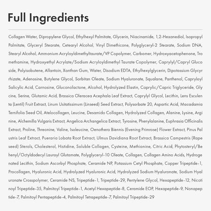 Real Collagen Face Cream, Face & Neck Collagen Face Moisturizer, Tightening, Firming, Lifting & Glow Boosting Cream with Collagen & Hyaluronic Acid, Korean Skincare, 50ml / 1.69 fl. oz.