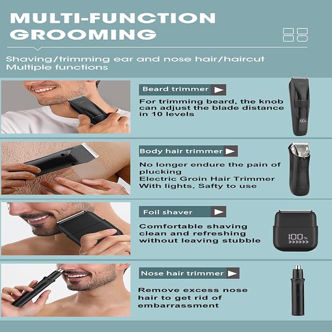 Professional Body Hair Trimmer for