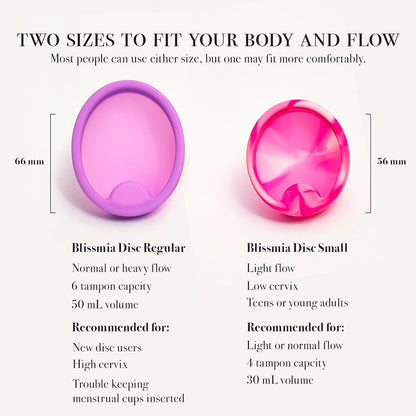 Reusable Menstrual Cup & Disc Starter Kit with Microwave Steamer Case | Medical-Grade Silicone Tampon and Pad Alternative | Small for Light to Normal Flow, for Teens and Adults